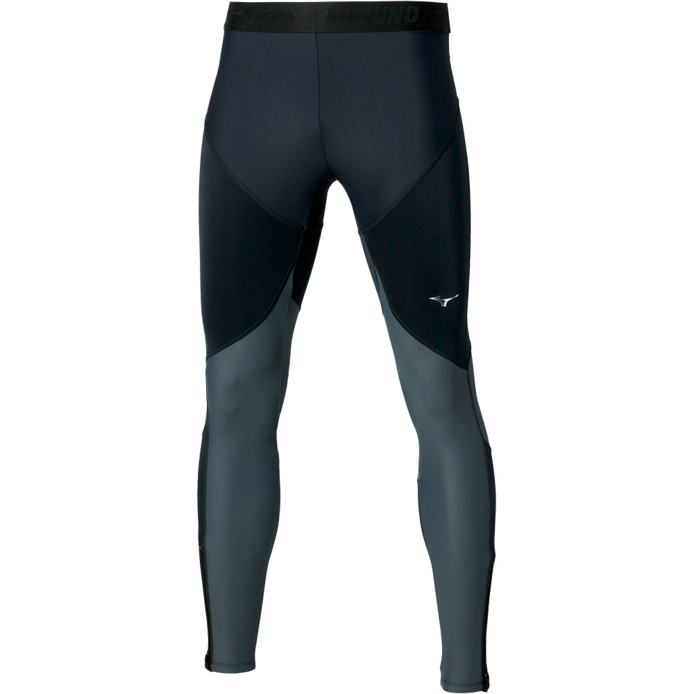 Mizuno malla larga running hombre Tech TC BT Long Tight vista frontal