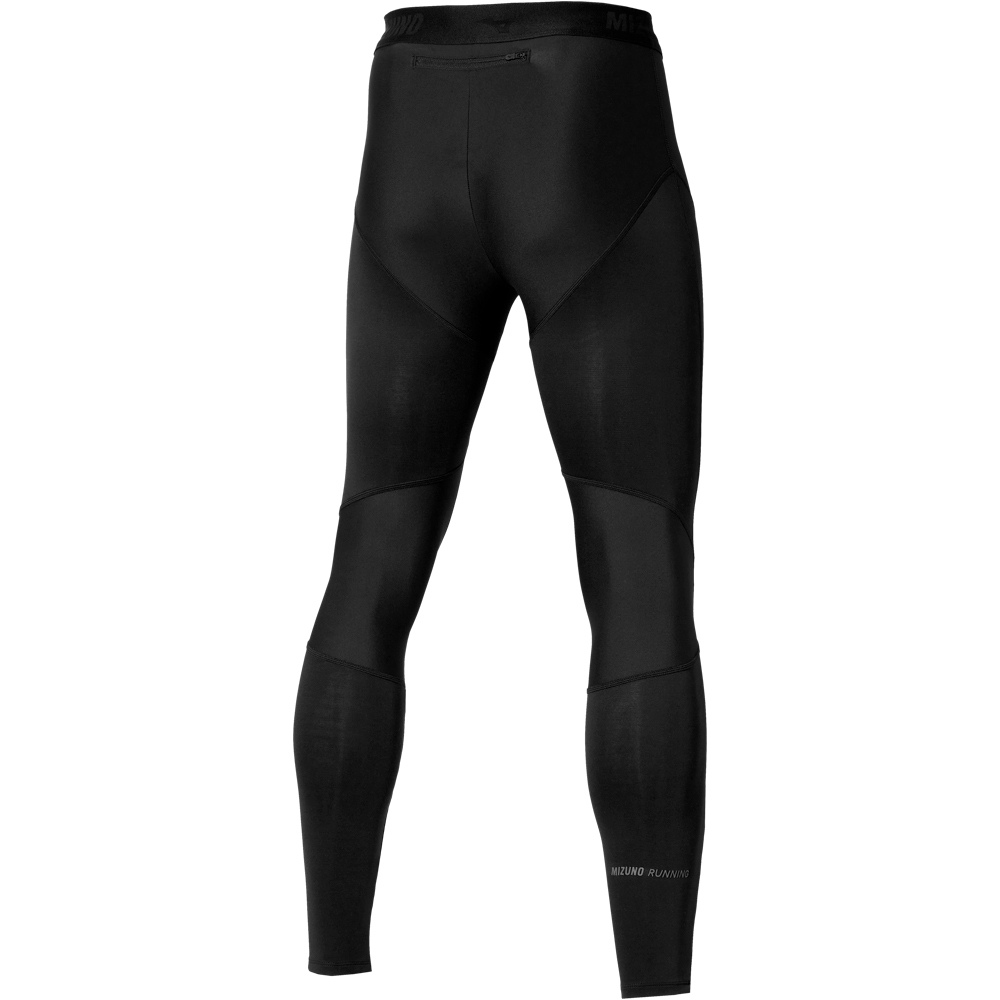 Mizuno malla larga running hombre Tech TC BT Long Tight vista trasera