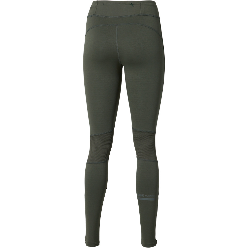 Mizuno malla larga running mujer Active Warmalite Long Tight(W) vista trasera