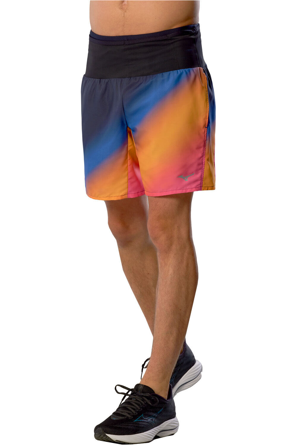 Mizuno mallas cortas fitness hombre Core 7.5 Inches 2in1 Short vista frontal