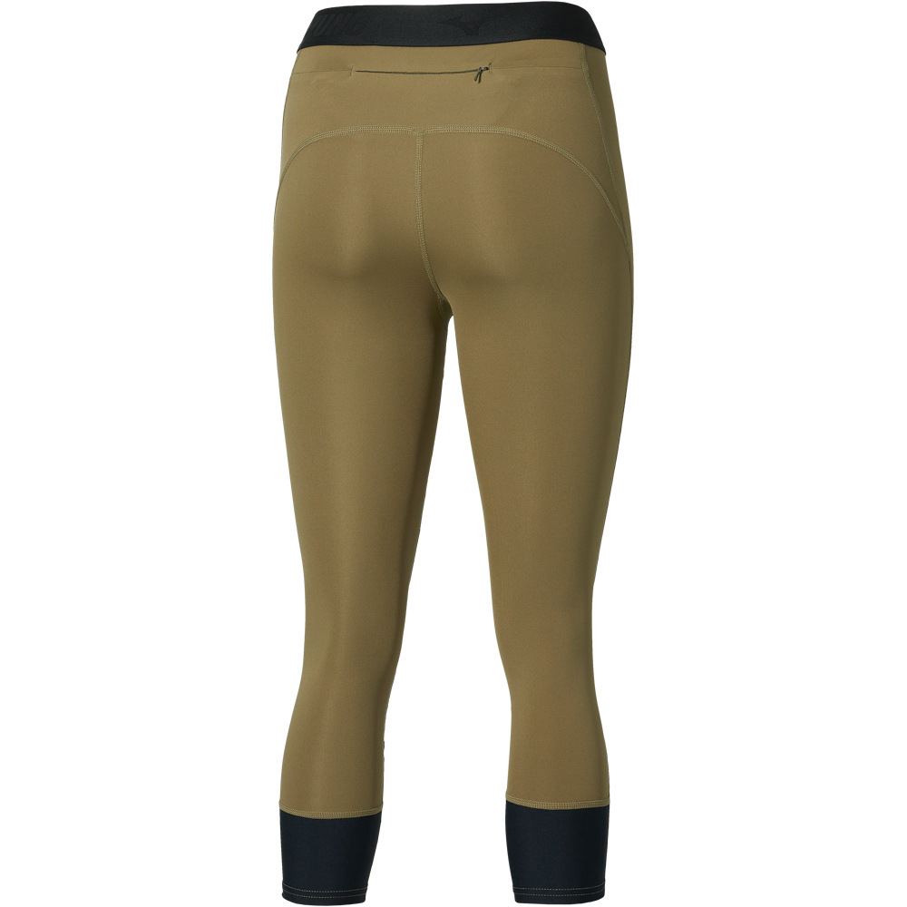 Mizuno mallas piratas fitness mujer Core Impulse 3/4 tight(W) vista trasera