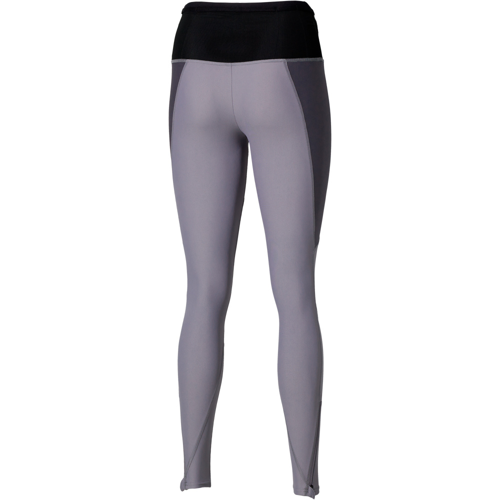 Mizuno mallas trail running cortas mujer Trail Multipocket L Tight vista trasera