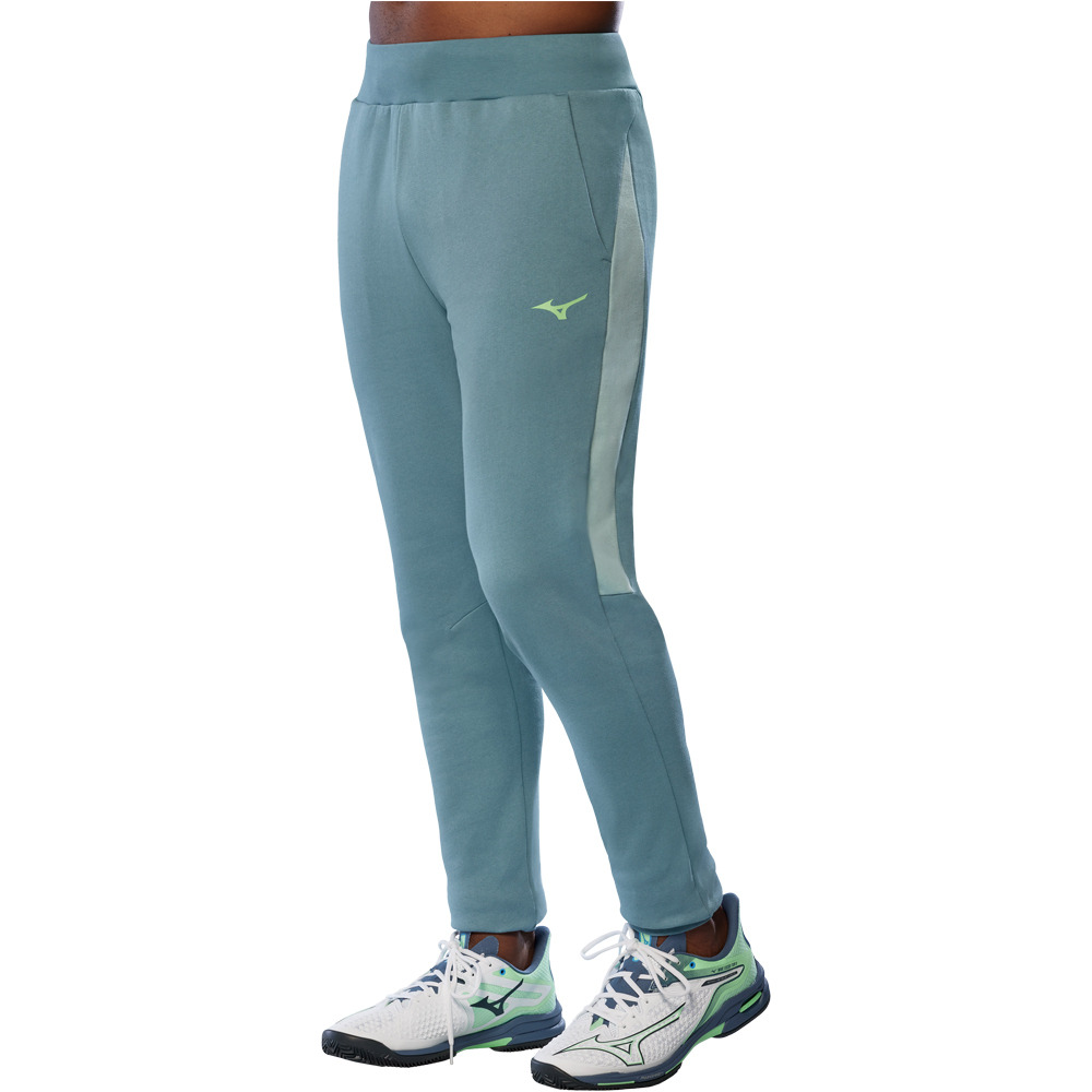 Mizuno pantalon fitness hombre Athletics RB Sweat Pant vista frontal