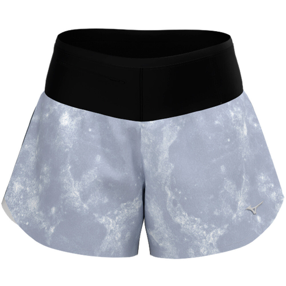 Mizuno pantalón running mujer MP Short Graphic (SP)(W) vista frontal