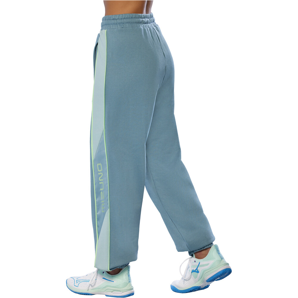 Mizuno pantalones y mallas largas fitness mujer Athletics Mizuno Sweat pant(W) vista trasera
