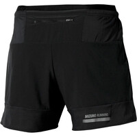 Mizuno pantaloneta técnica hombre Active Alpha 5.5 Inches Short vista trasera