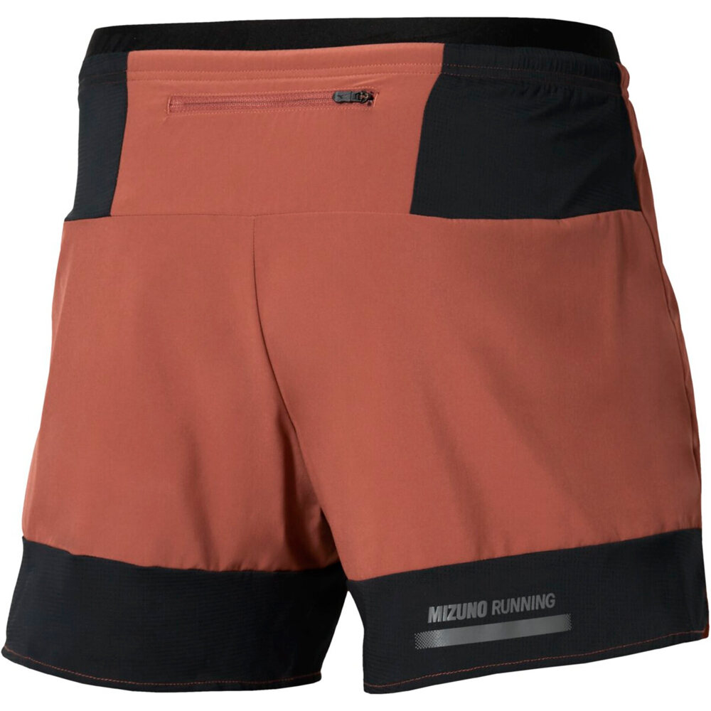 Mizuno pantaloneta técnica hombre Active Alpha 5.5 Inches Short vista trasera