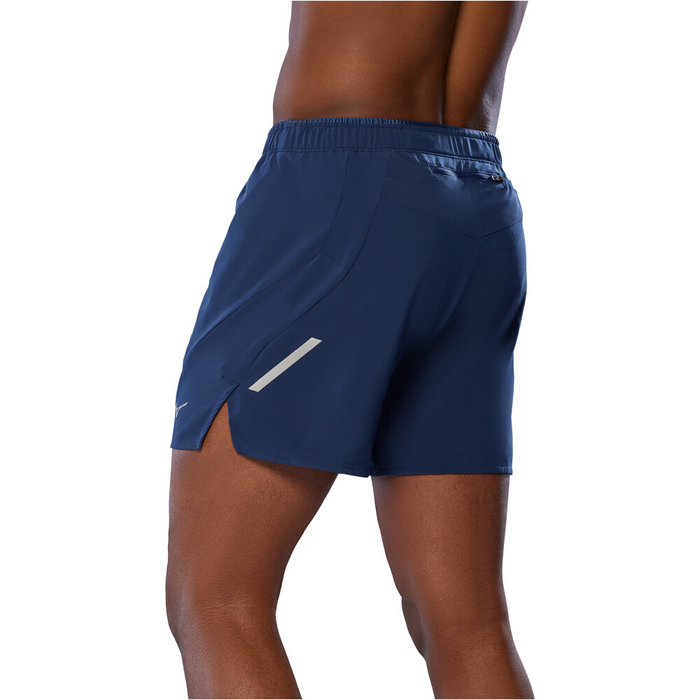 Mizuno pantaloneta técnica hombre Alpha 5.5 Short vista trasera