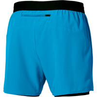 Mizuno pantaloneta técnica hombre Core 5.5 Inches 2in1 Short vista trasera