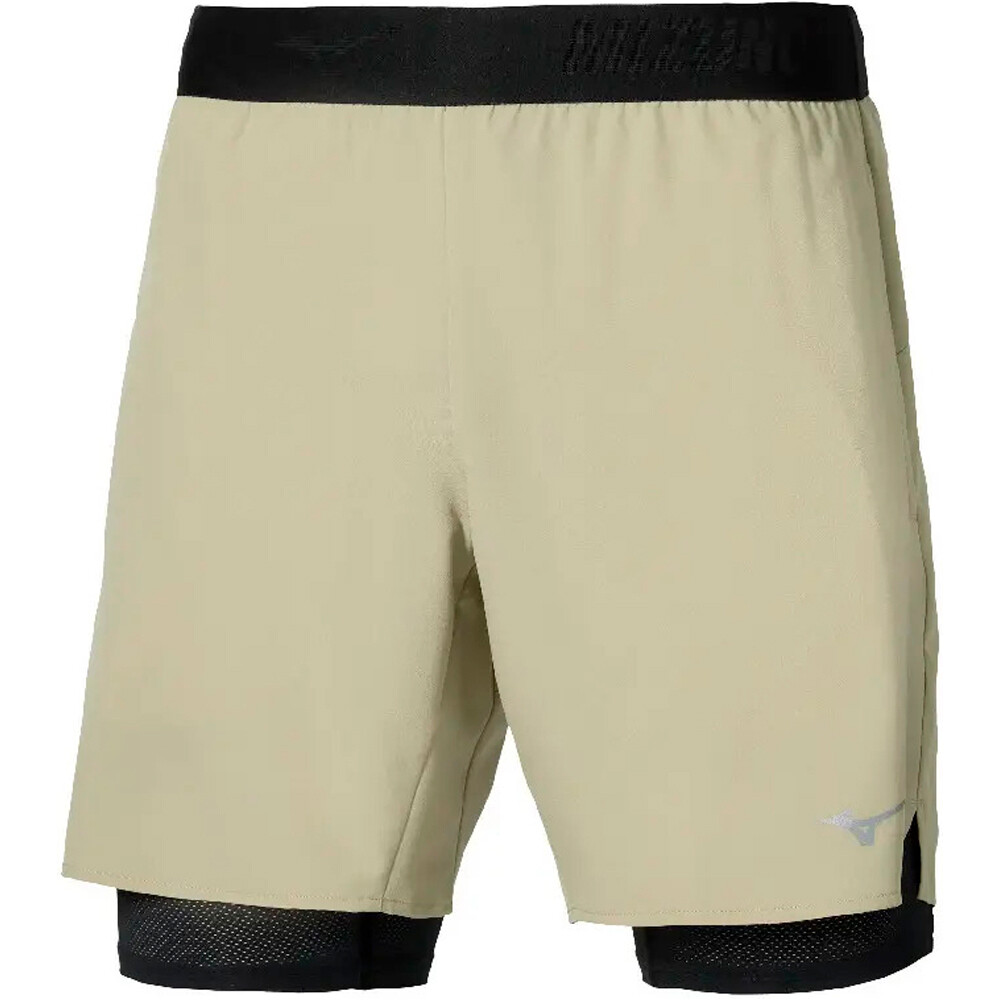 Mizuno pantaloneta técnica hombre Core 7.5 Inches 2in1 Short vista frontal