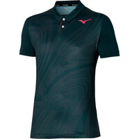 Mizuno polo tenis manga corta hombre Charge Shadow Polo vista frontal