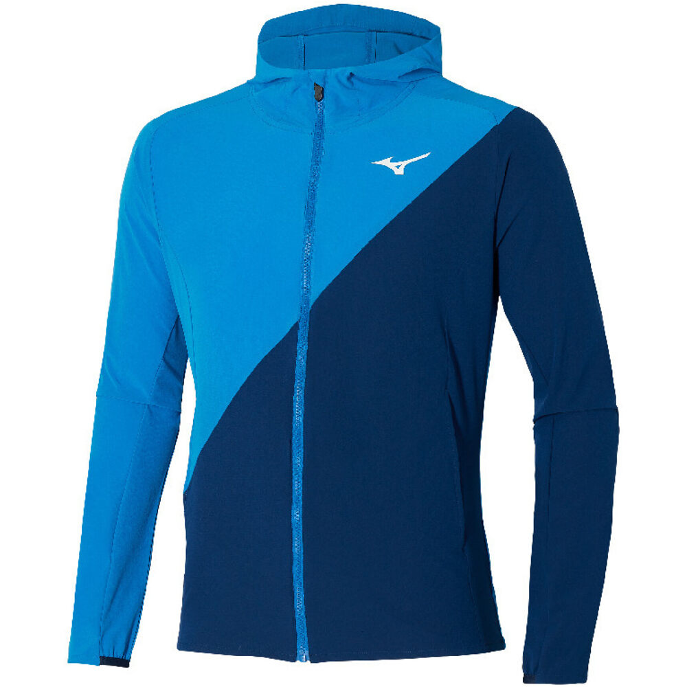 Mizuno sudadera tenis hombre Mugen Hooded Jacket vista frontal