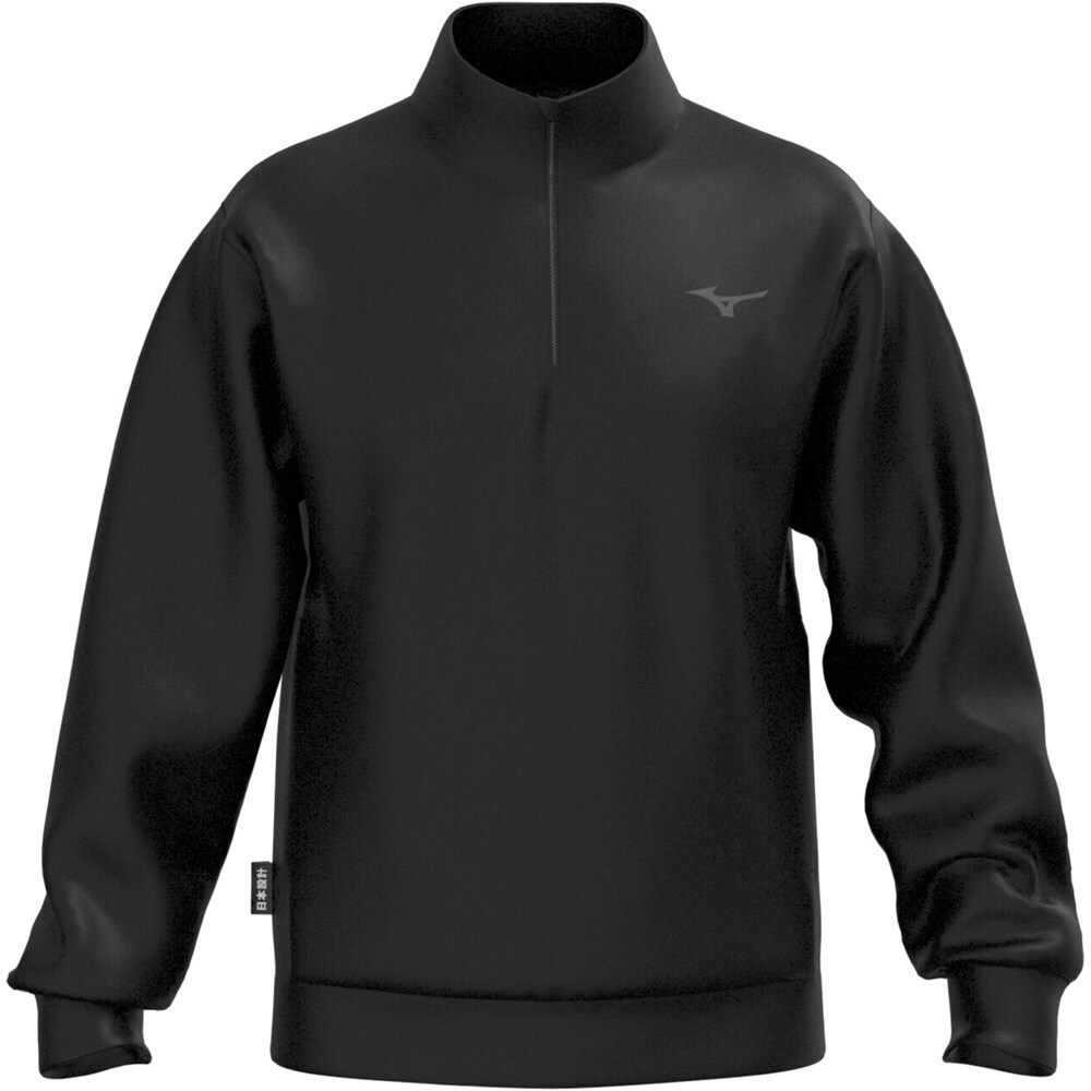 Mizuno sudaderas deportivas hombre Athletic 1/4 Zip top vista frontal