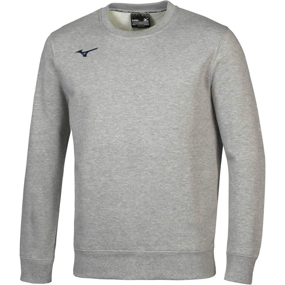 Mizuno sudaderas deportivas hombre TERRY CREW U vista frontal