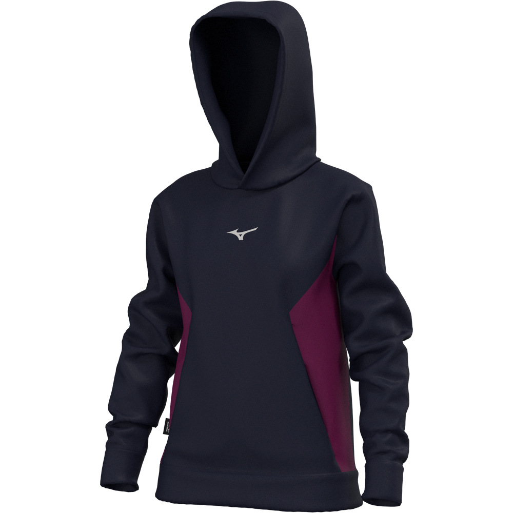Mizuno sudaderas deportivas mujer Athletics Hoodie vista frontal