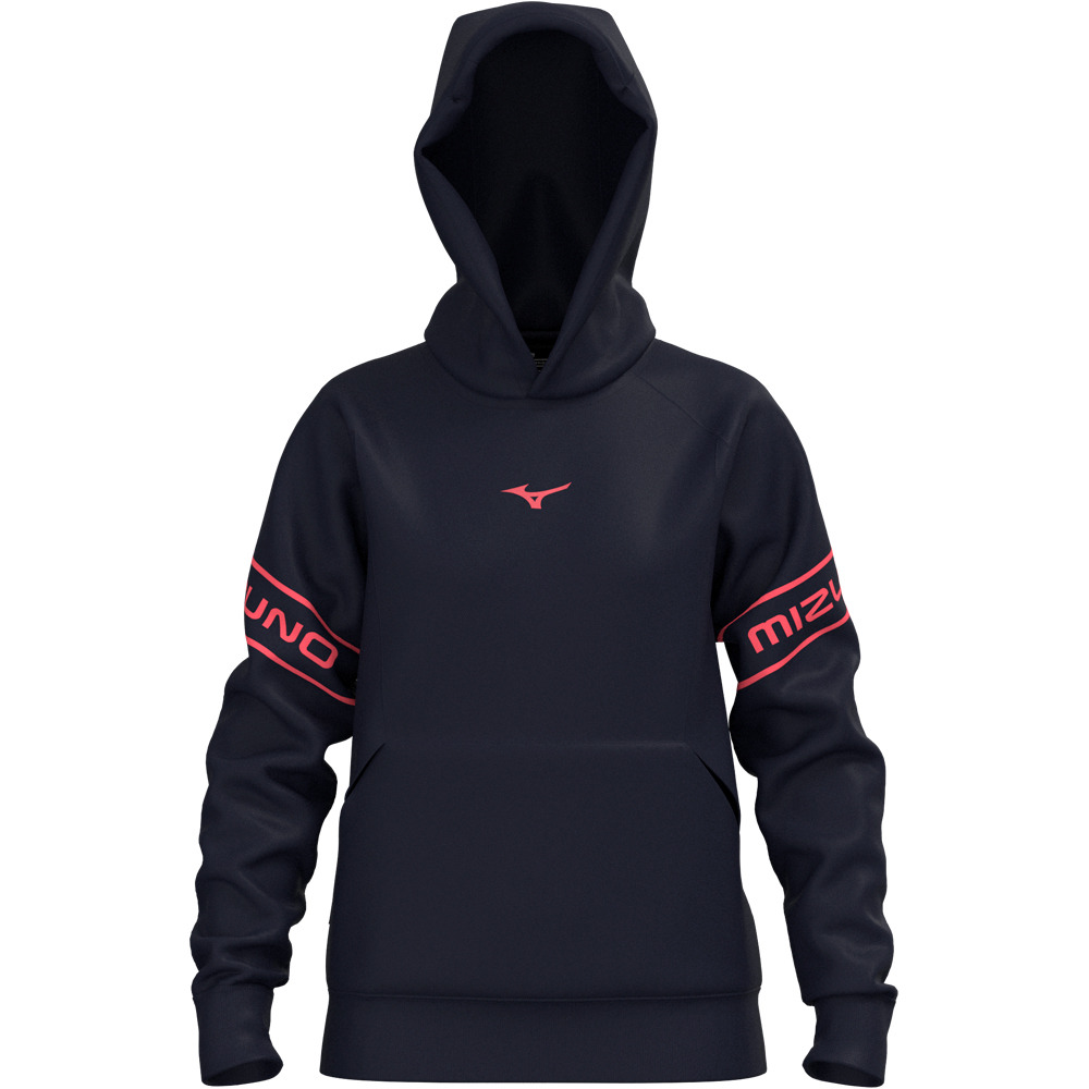 Mizuno sudaderas deportivas mujer Athletics Mizuno Hoodie vista detalle