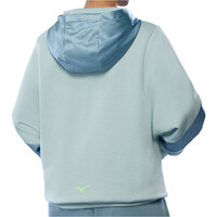 Mizuno sudaderas deportivas mujer Athletics Mizuno Hoody(W) vista trasera