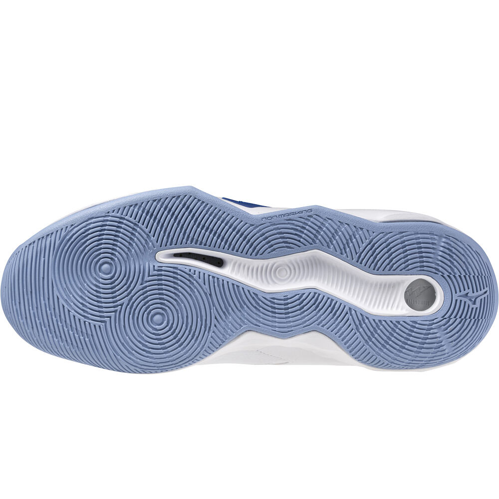 Mizuno zapatilla indoor hombre WAVE DIMENSION MID vista trasera