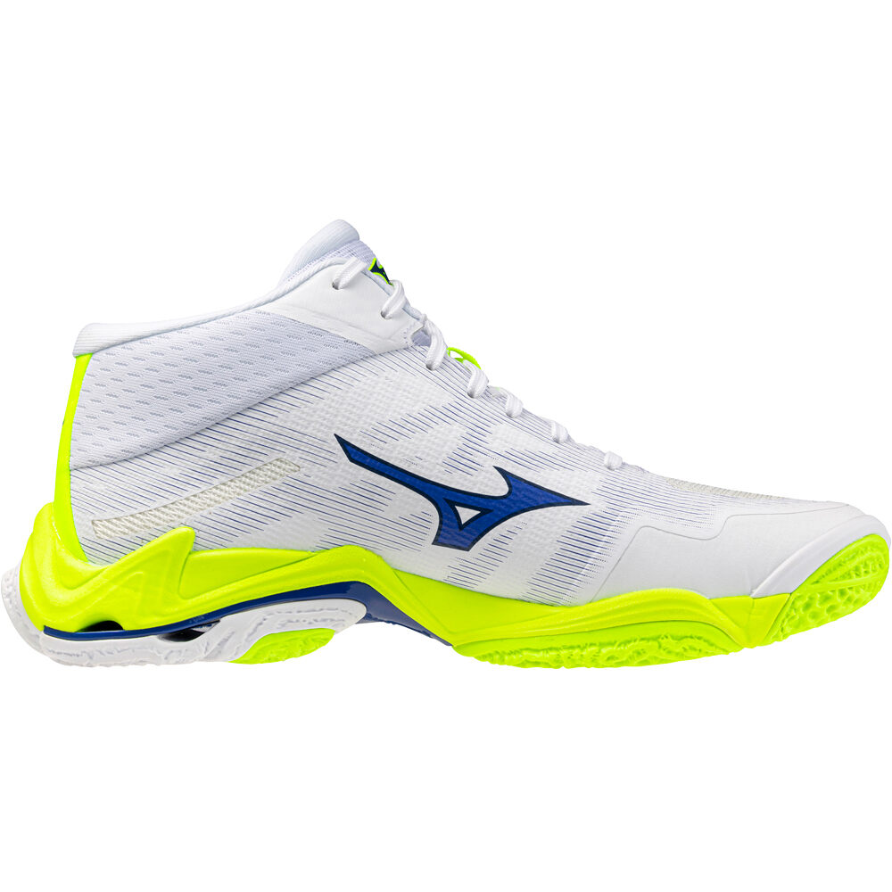 Mizuno zapatilla indoor hombre WAVE LIGHTNING ELITE MID lateral interior