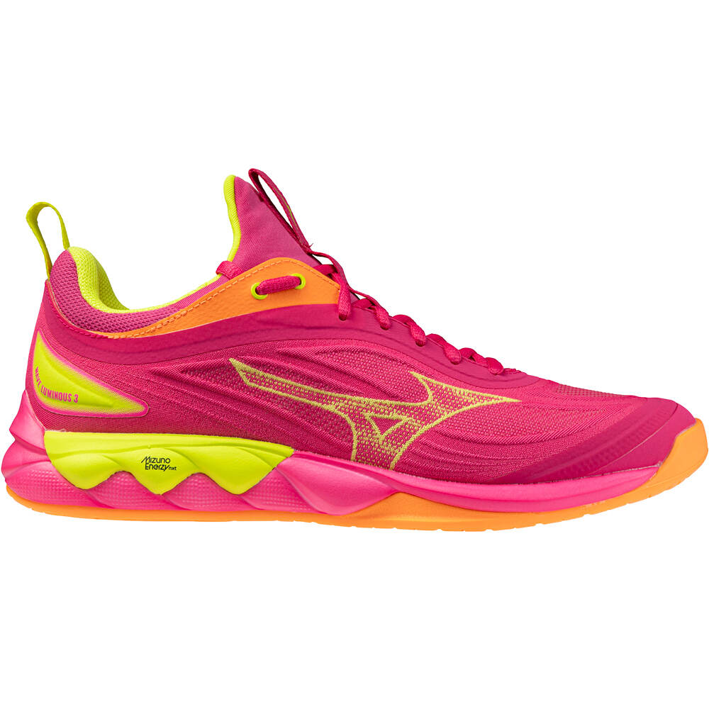 Mizuno zapatilla indoor hombre WAVE LUMINOUS 3 lateral exterior