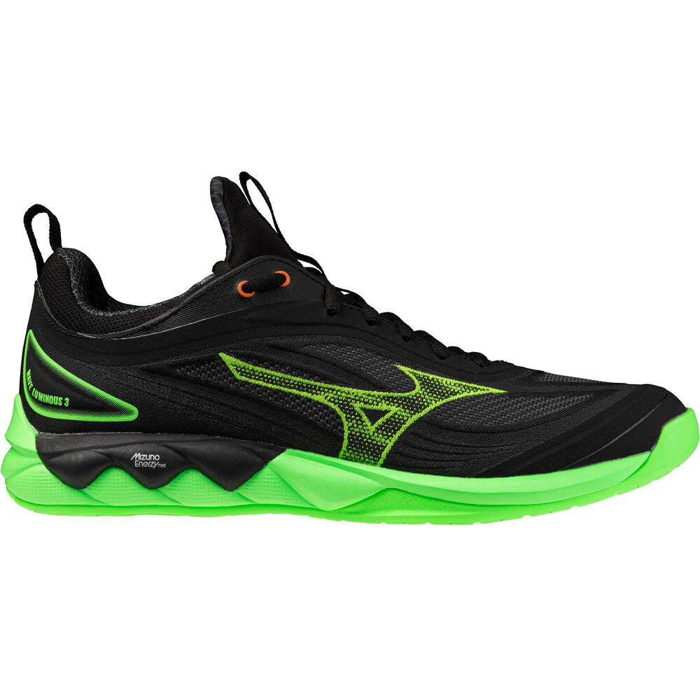 Mizuno zapatilla indoor hombre WAVE LUMINOUS 3 lateral exterior