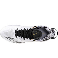 Mizuno zapatilla indoor hombre WAVE MIRAGE 5 KAKIZOME vista superior