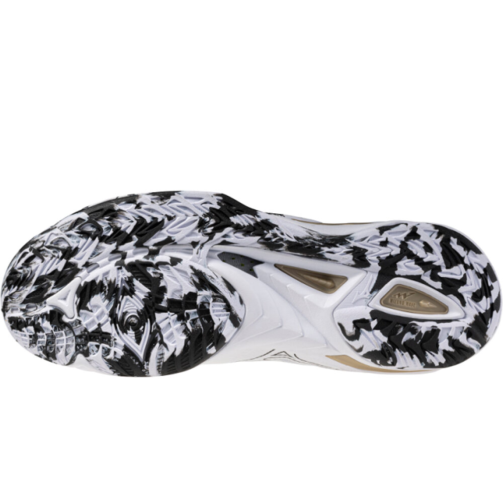 Mizuno zapatilla indoor hombre WAVE MIRAGE 5 KAKIZOME vista trasera