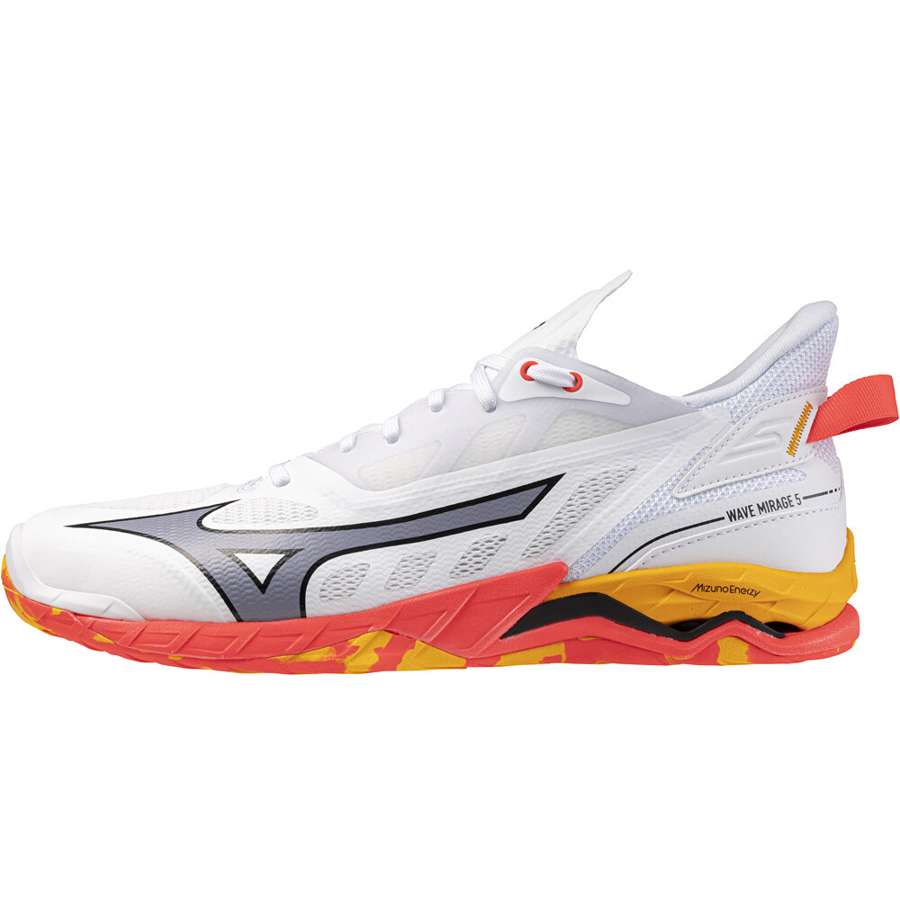 Mizuno zapatilla indoor hombre WAVE MIRAGE 5 lateral exterior