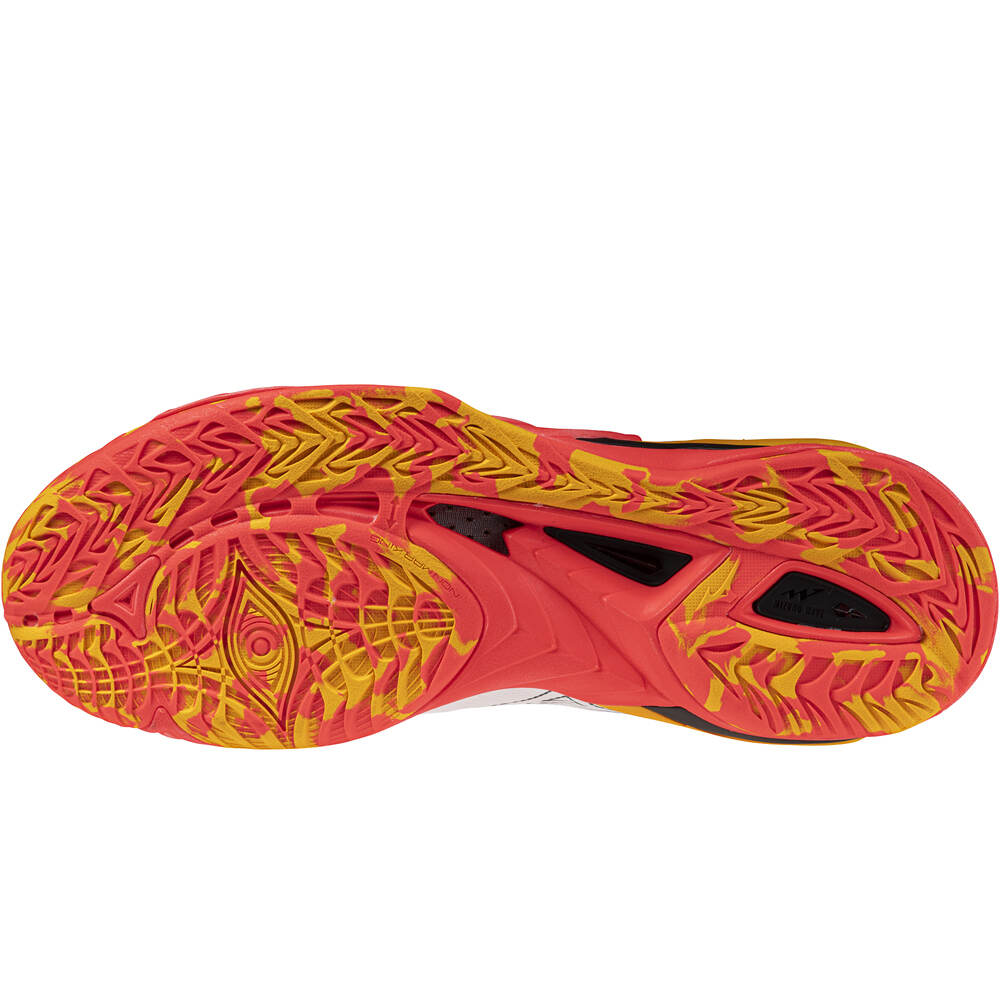 Mizuno zapatilla indoor hombre WAVE MIRAGE 5 vista trasera