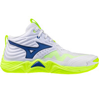 Mizuno zapatilla indoor hombre WAVE MOMENTUM ELITE MID lateral exterior