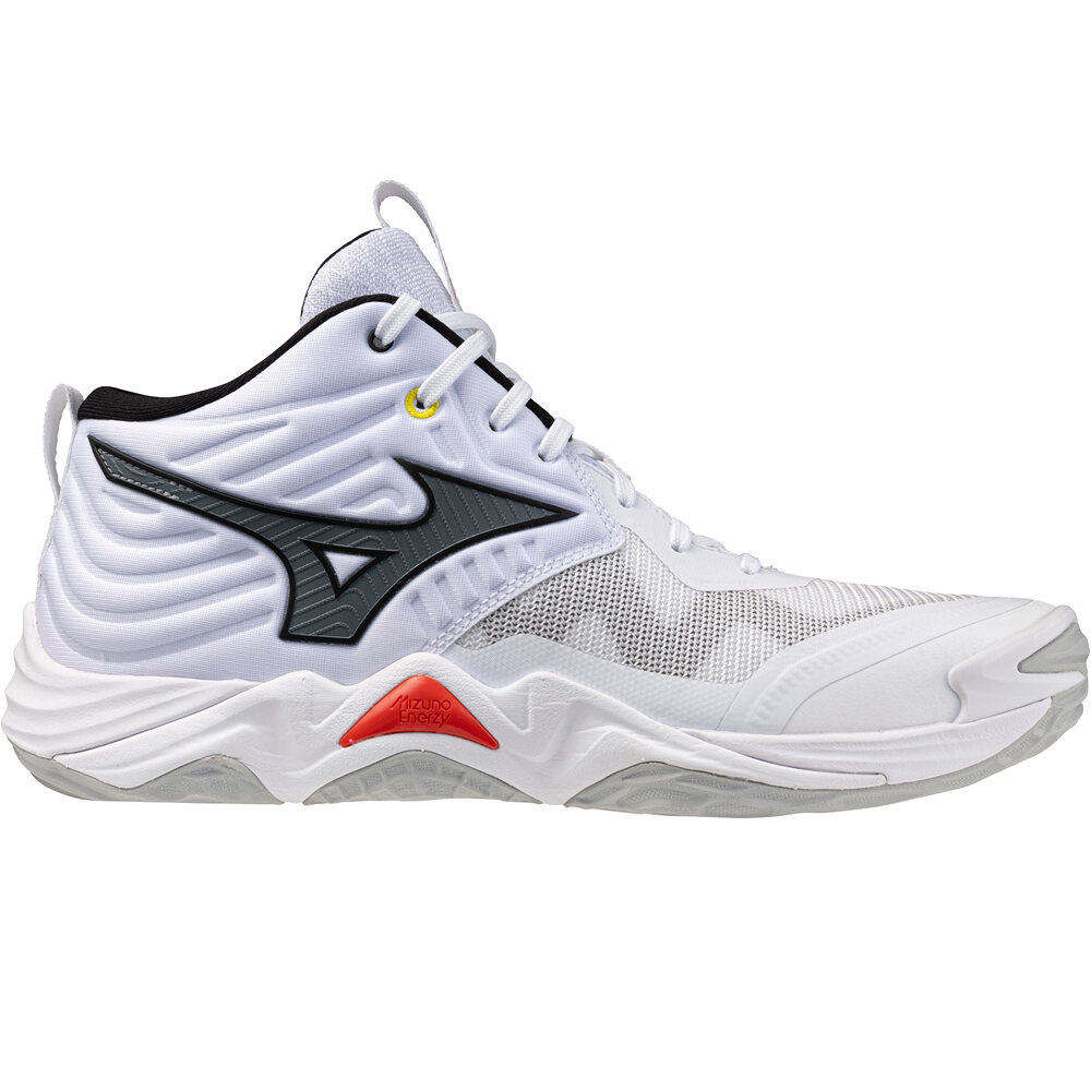Mizuno zapatilla indoor hombre WAVE MOMENTUM ELITE MID lateral exterior