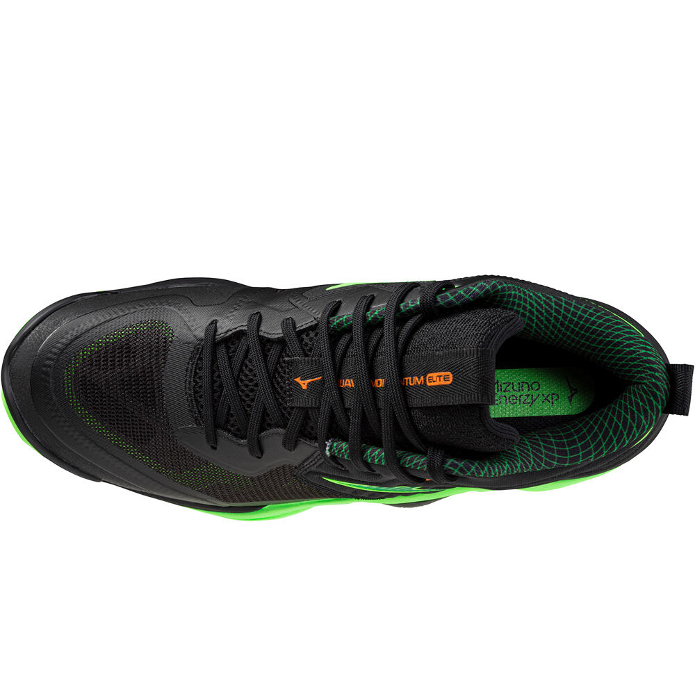 Mizuno zapatilla indoor hombre WAVE MOMENTUM ELITE MID vista superior