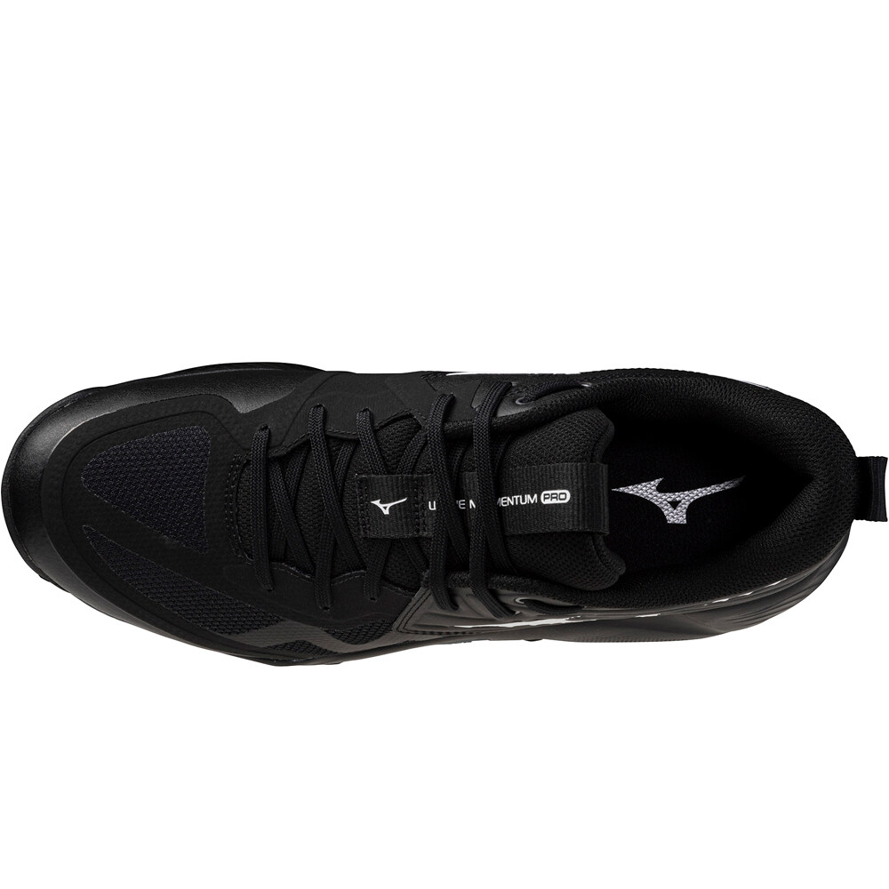 Mizuno zapatilla indoor hombre WAVE MOMENTUM PRO vista superior