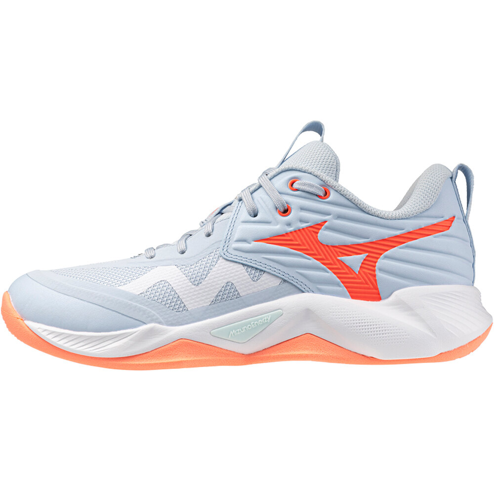 Mizuno zapatilla indoor hombre WAVE MOMENTUM PRO W CE lateral exterior