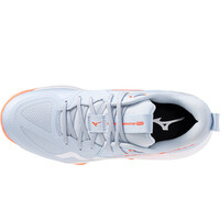 Mizuno zapatilla indoor hombre WAVE MOMENTUM PRO W CE vista superior