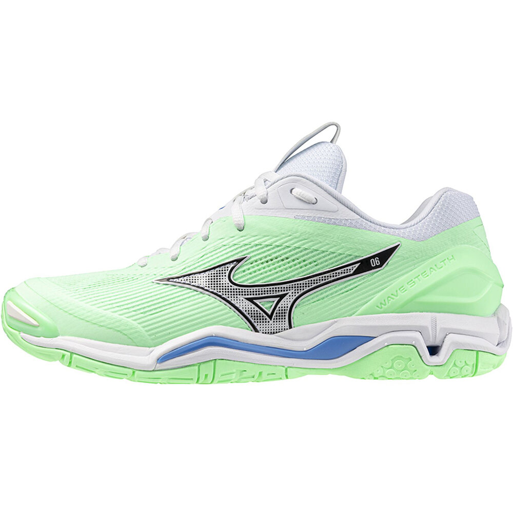 Mizuno zapatilla indoor hombre WAVE STEALTH 6 lateral exterior