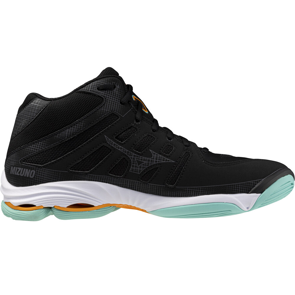 Mizuno zapatilla indoor hombre WAVE VOLTAGE 2 MID lateral interior