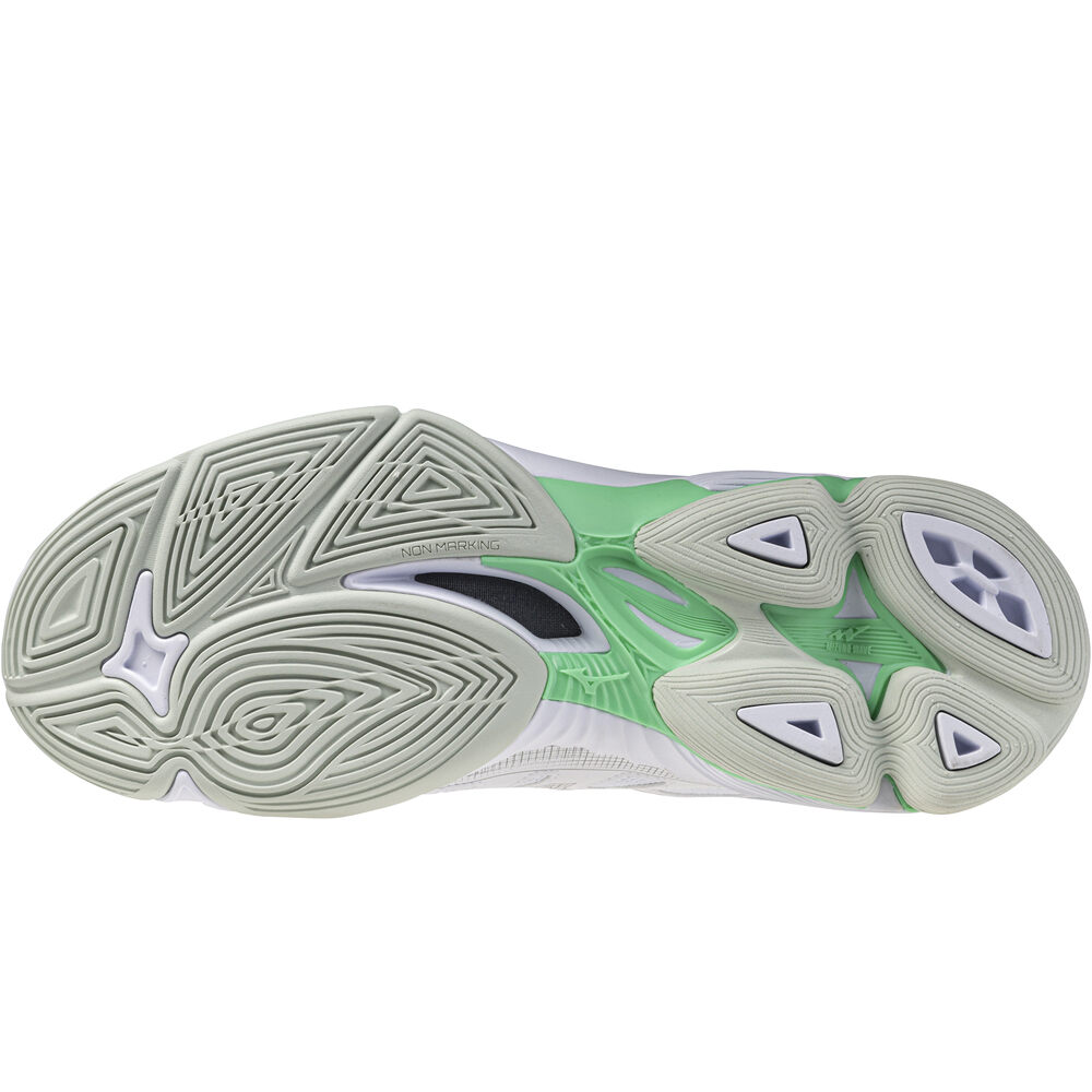 Mizuno zapatilla indoor hombre WAVE VOLTAGE 2 vista trasera