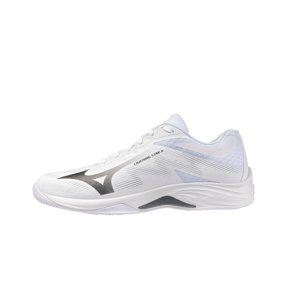 Mizuno zapatilla indoor niño LIGHTNINIG STAR Z7 JR BLGR lateral exterior