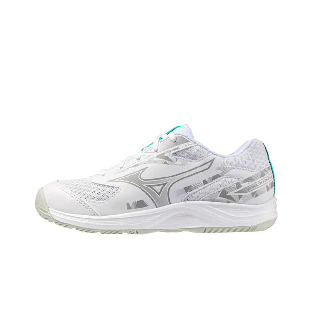 Mizuno zapatilla indoor niño STEALTH STAR 3 JR BL lateral exterior