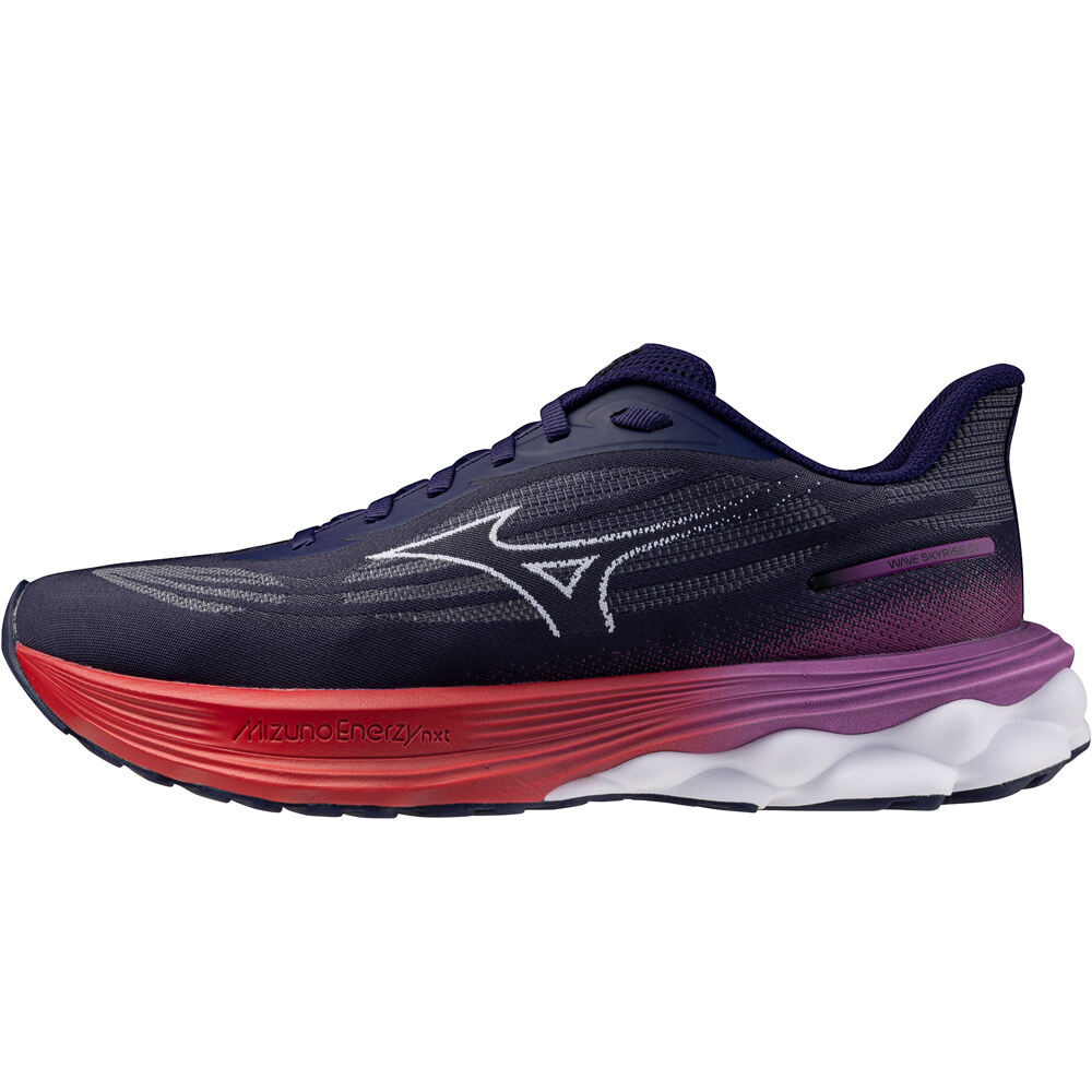 Mizuno zapatilla running mujer W WAVE SKYRISE 7 lateral exterior