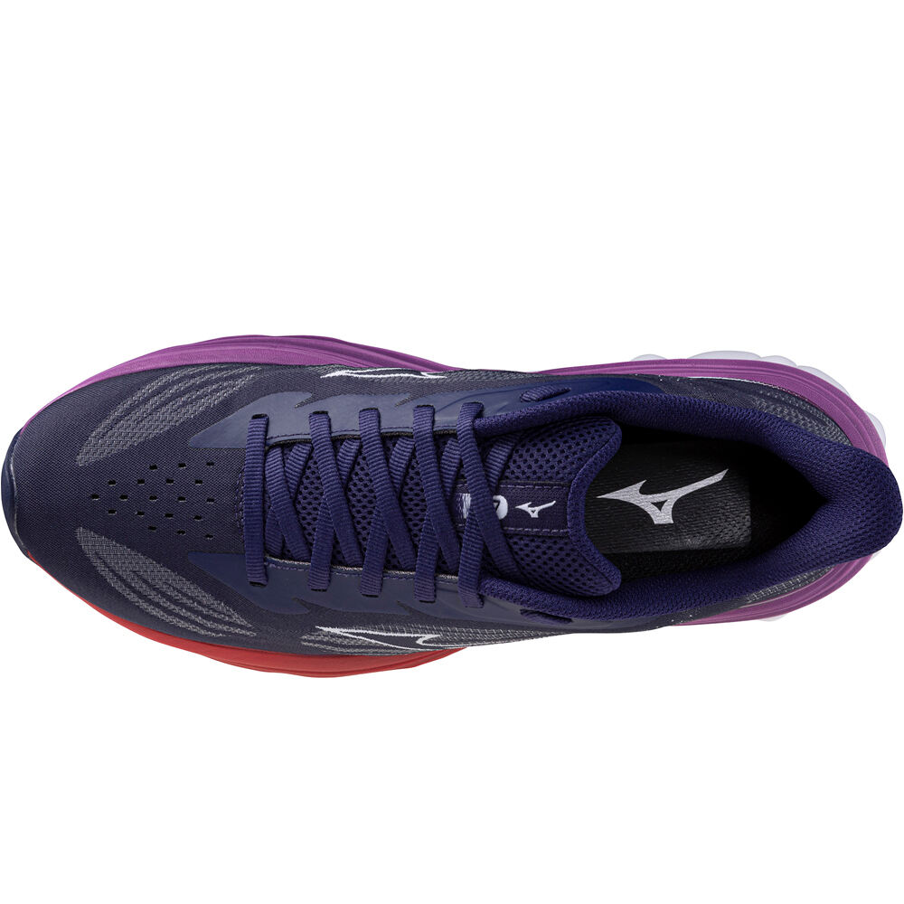Mizuno zapatilla running mujer W WAVE SKYRISE 7 vista superior