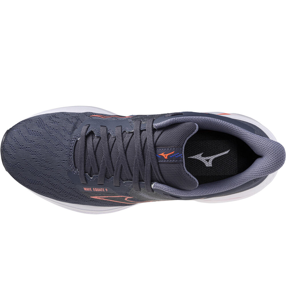 Mizuno zapatilla running mujer WAVE EQUATE 9 vista superior