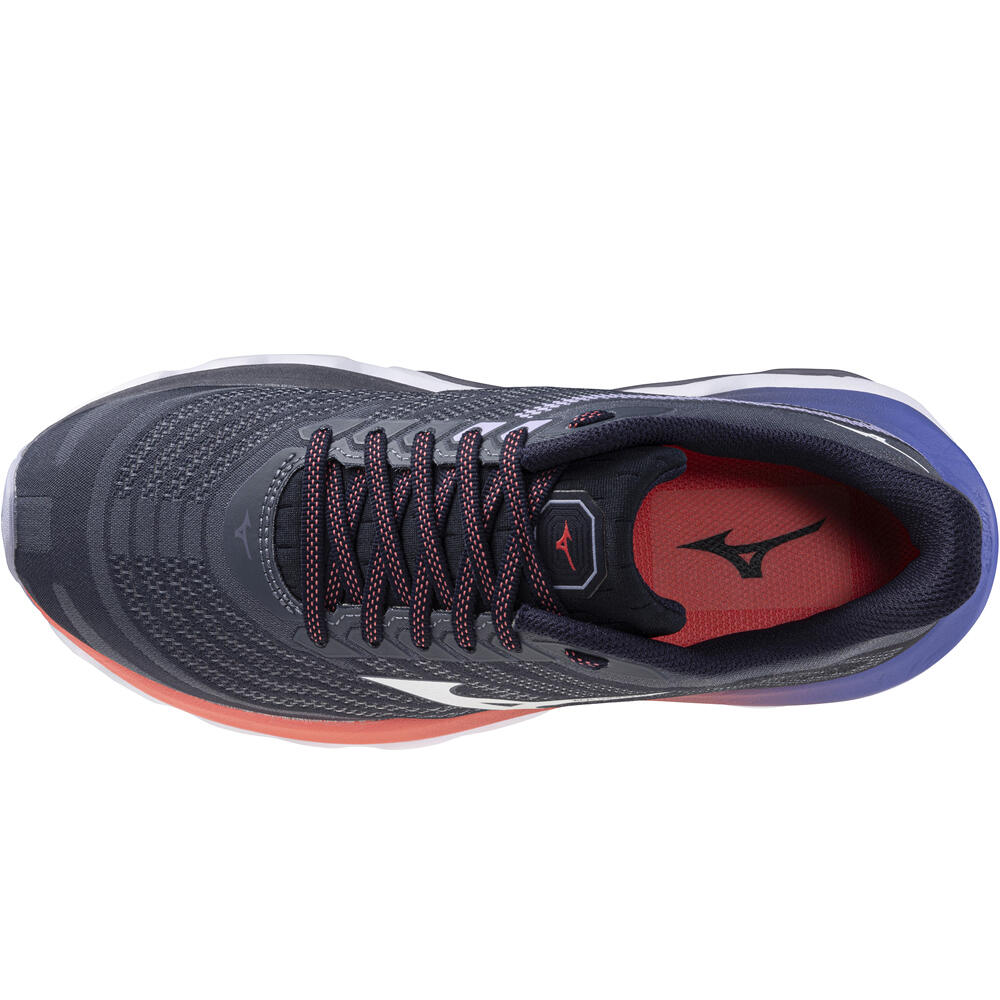 Mizuno zapatilla running mujer WAVE HORIZON 8 vista superior