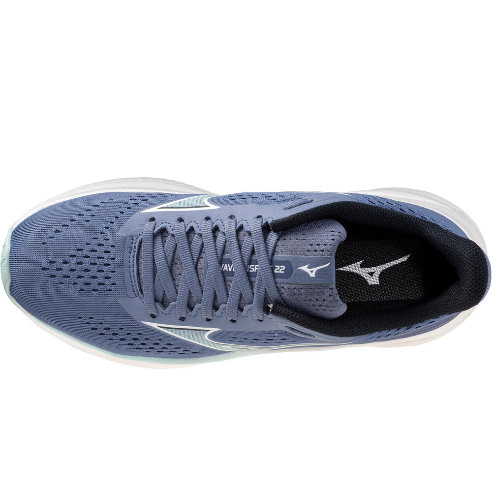 Mizuno zapatilla running mujer WAVE INSPIRE 22(W) vista superior