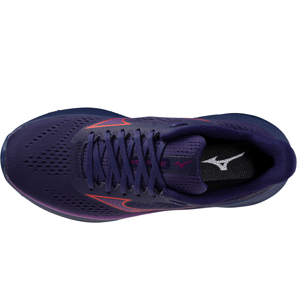 Mizuno zapatilla running mujer WAVE INSPIRE 22(W) vista superior