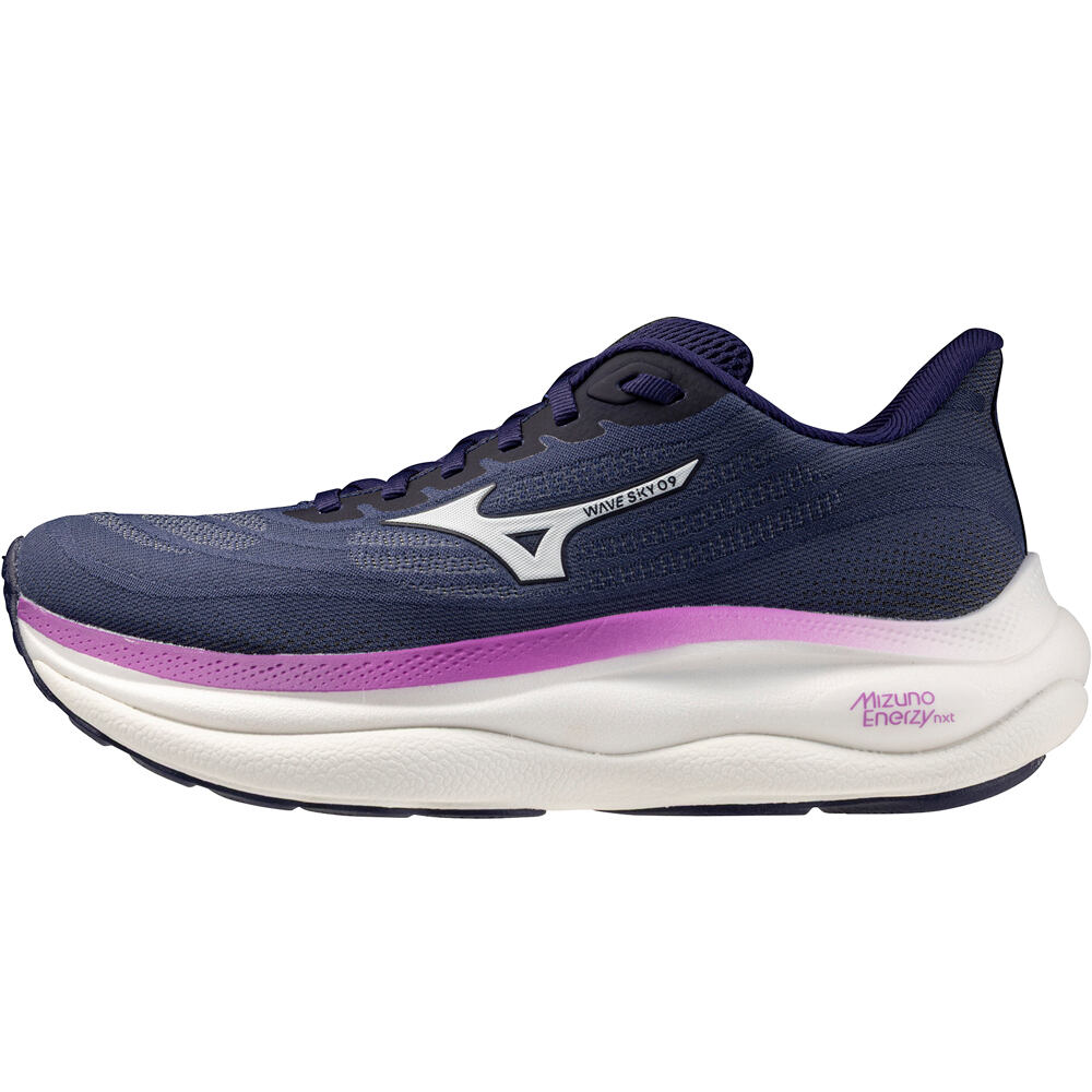 Mizuno zapatilla running mujer WAVE SKY 9(W) lateral exterior