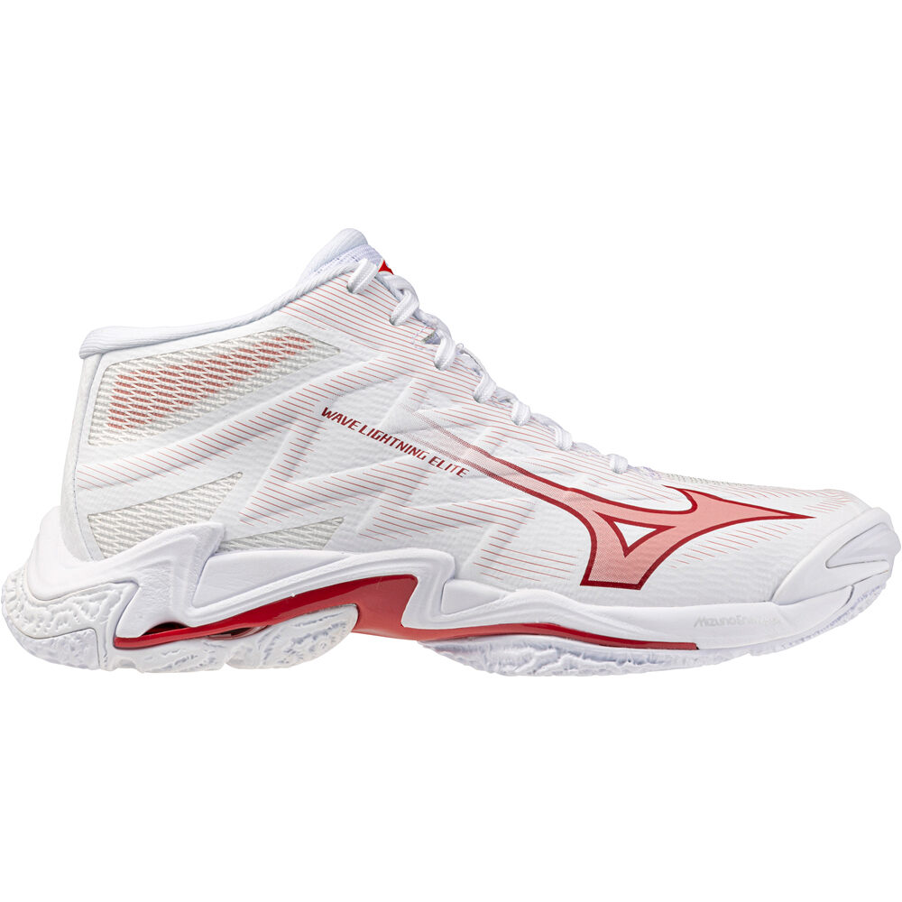 Mizuno zapatillas indoor mujer WAVE LIGHTNING ELITE MID lateral exterior