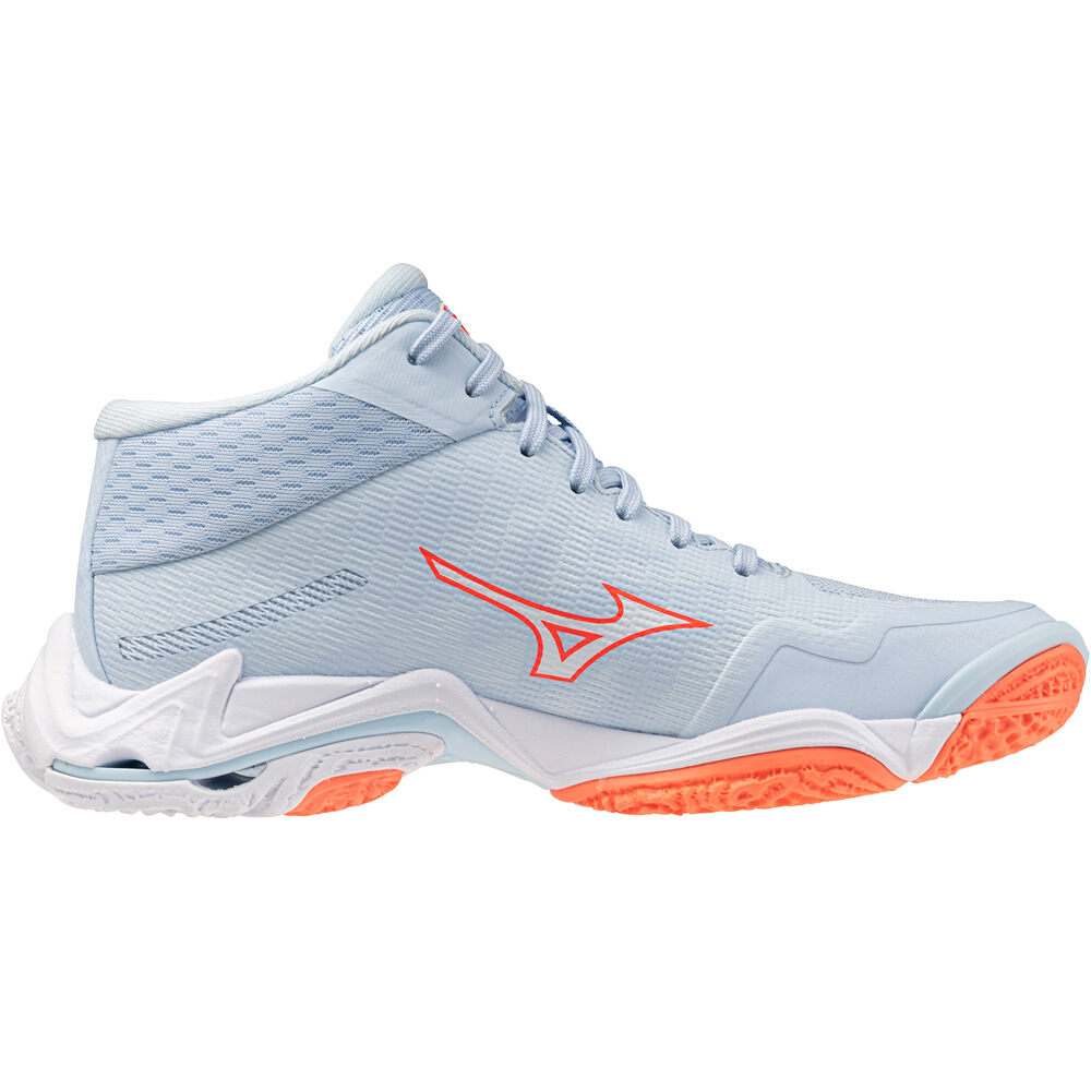 Mizuno zapatillas indoor mujer WAVE LIGHTNING ELITE MID(W) lateral interior
