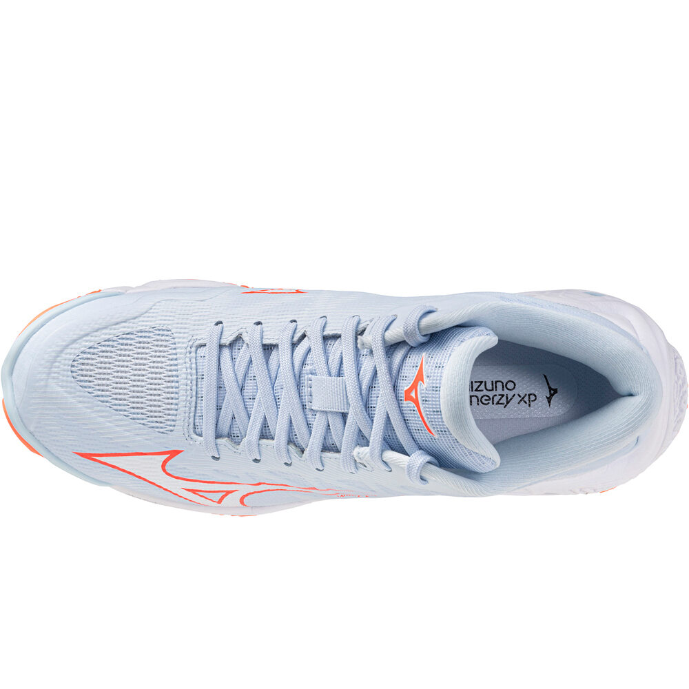 Mizuno zapatillas indoor mujer WAVE LIGHTNING ELITE MID(W) vista superior
